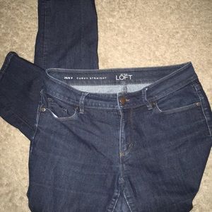 Excellent Condition LOFT Jeans 8P - curvy straight